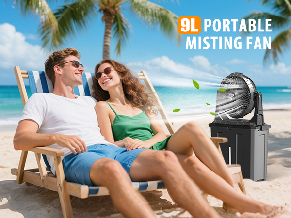 camping misting fan