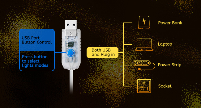 Color Changing Star Fairy Lights