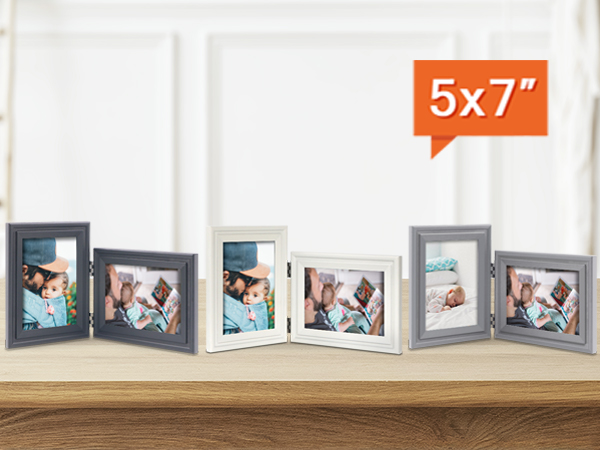 5x7 double picture frame