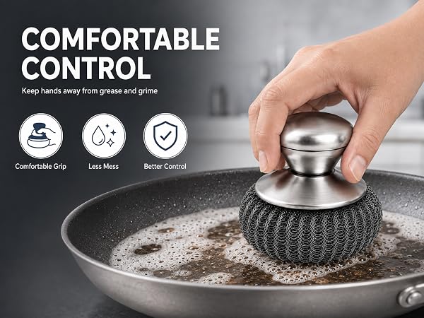 cast iron scrubber
