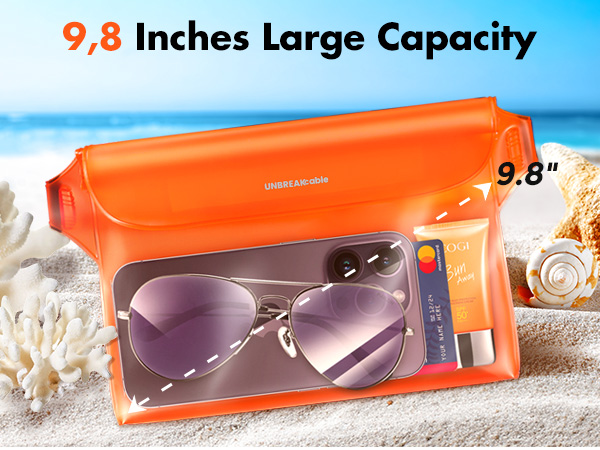 Waterproof Phone Pouch with Adjustable Waist Strap