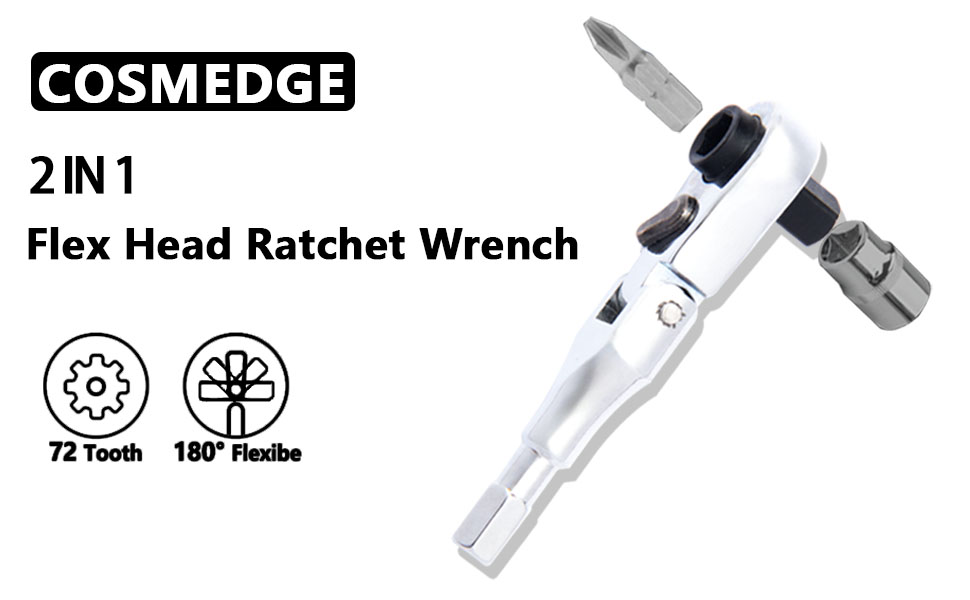 Flex Head Ratchet Wrench