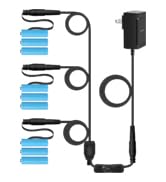 Lenink 1 to 3 AC Power Supply Adapter Kit with On/Off Switch for AA Battery