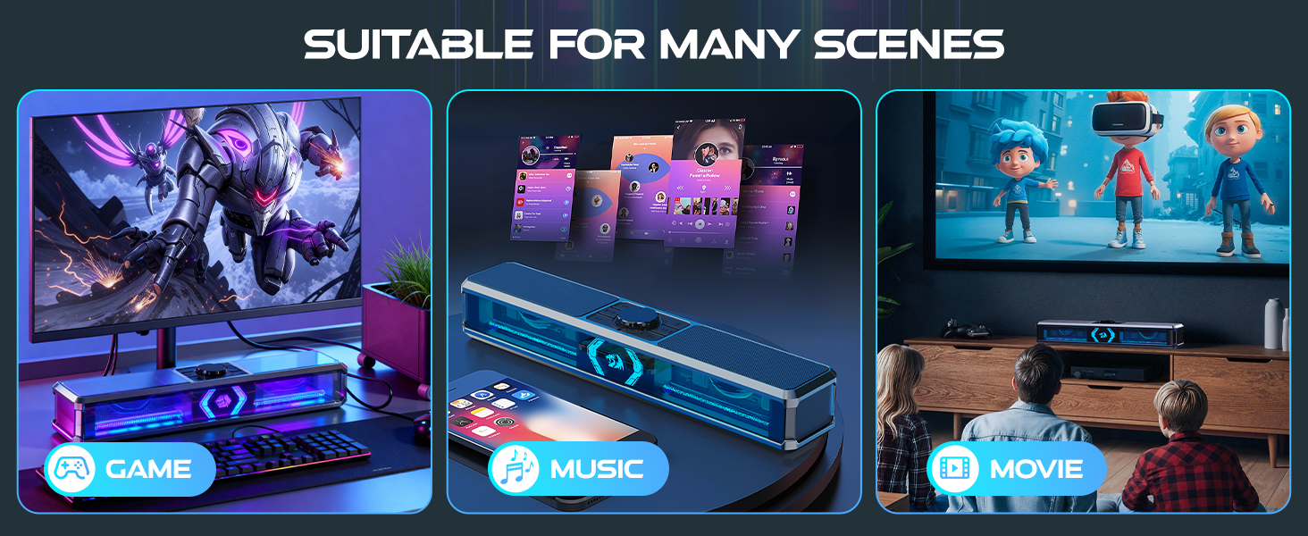 suitable for many scenes