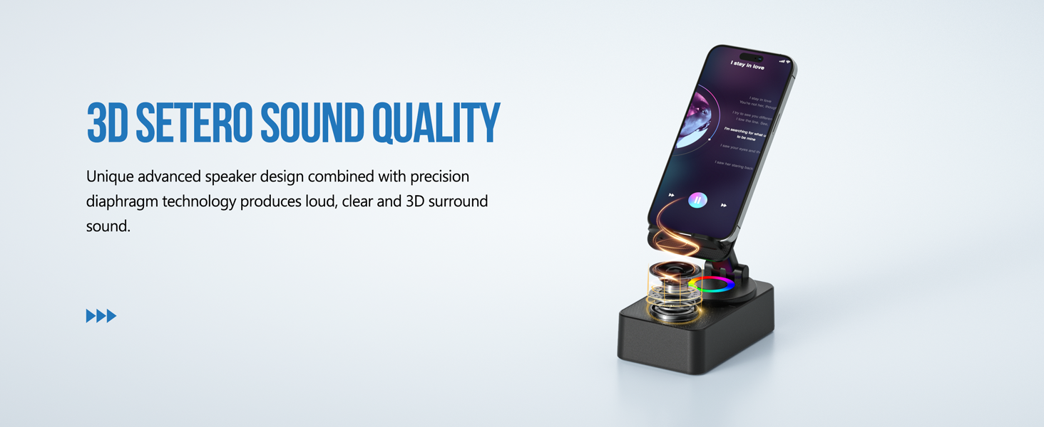 Bluetooth Speaker for Desk