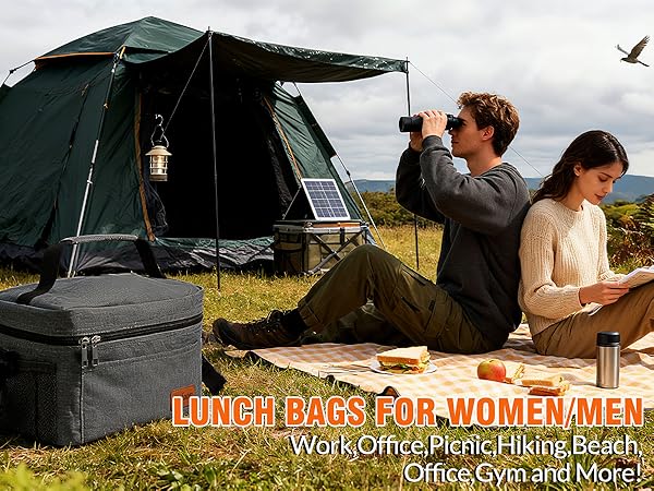 Durable and leakproof for hiking, camping, or road trips. Keep your food cool and drinks fresh
