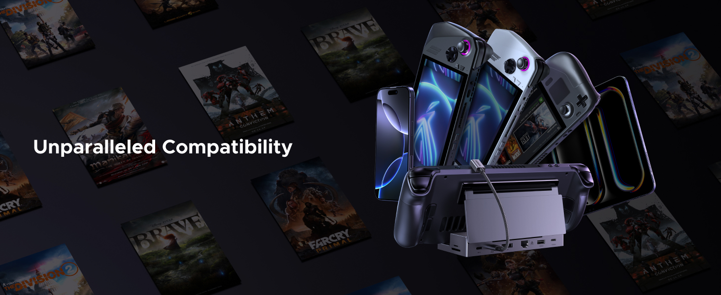 ugreen steam deck dock DP port