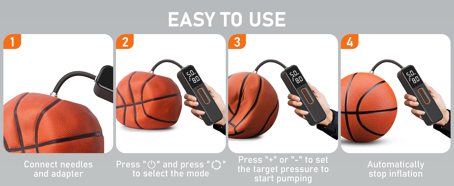 ball air pump easy to use