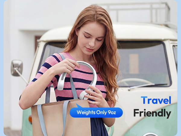 fan portable personal cooling device gifts for teens portable fan neck fan around neck