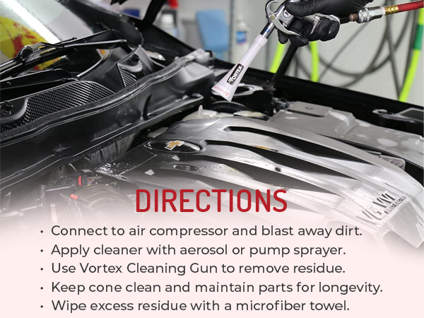 HI-TECH Vortex Cleaning Gun - Quickly Blasts Dirt and Dust from Surface