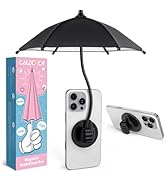 Phone Umbrella for Sun Shade: Magnetic Thumbs Up Cell Phone Umbrella Sun Shade UPF 45+ Anti-Glare...