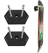 Hikeen Skateboard Wall Mount Skateboard Hanger for Skateboard Deck Display and Storage, Floating ...