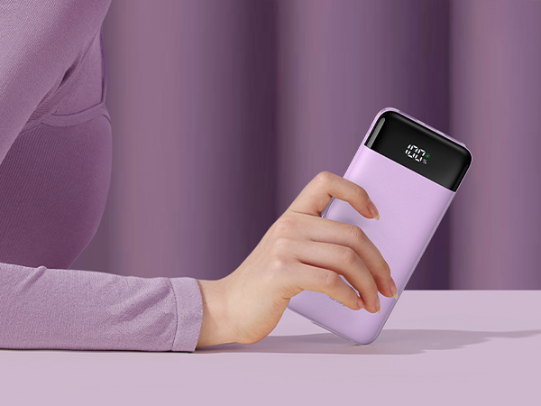 Purple Portable Charger