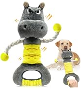 Fuufome Large Squeaky Plush Dog Toys for Small, Medium, and Large Dogs Daily Companionship, Train...
