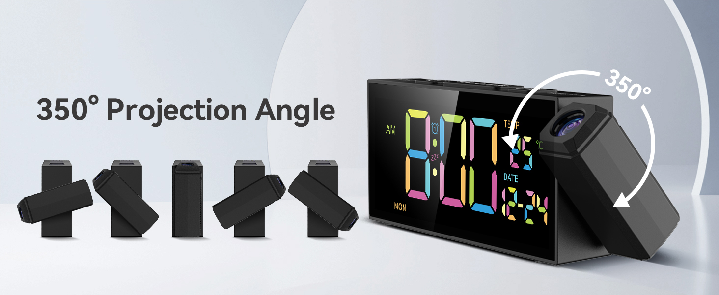 350° Rotatable Projector