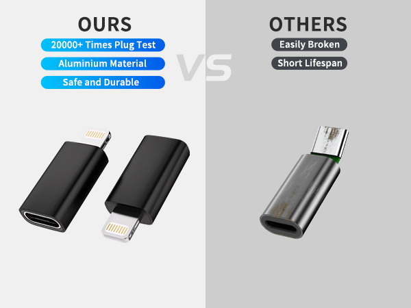 lightning connector to usb c