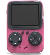 Handheld Games for Kids Pre-Loaded 296 Retro Video Games, Portable Gaming Console with Rechargeab...