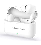 M6 Translator Earbuds, 127 Languages Chat 0.2s Real Time Language Translator Device, 49.2ft Noise...