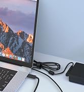 WAVLINK USB C Docking Station with 130W Power Adapter, Triple Display USB Type C to Dual HDMI Doc...