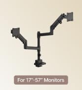 dual monitor arm