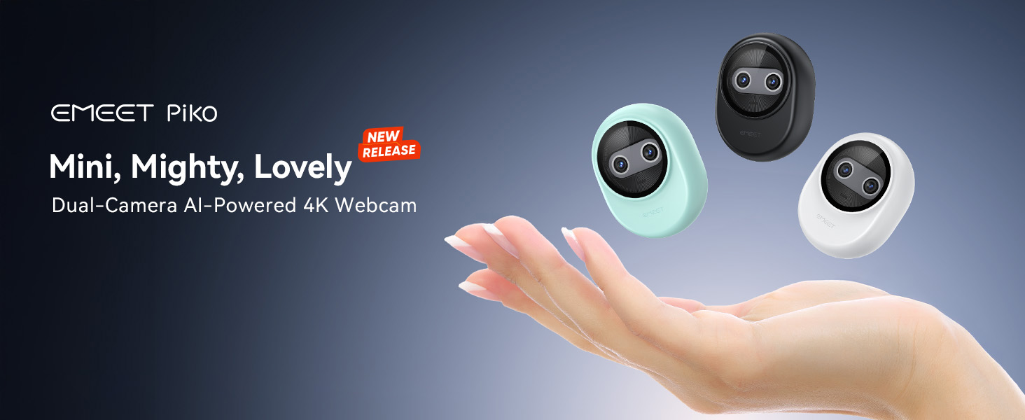 EMEET Piko Webcam 4K