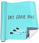 T&amp;W SAME FILM White Board Dry Erase-Colorful Whiteboard Wall Sticker Roll 17.3''X78.7''-Self Adhe...