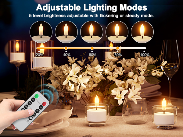 remote control tea lights
