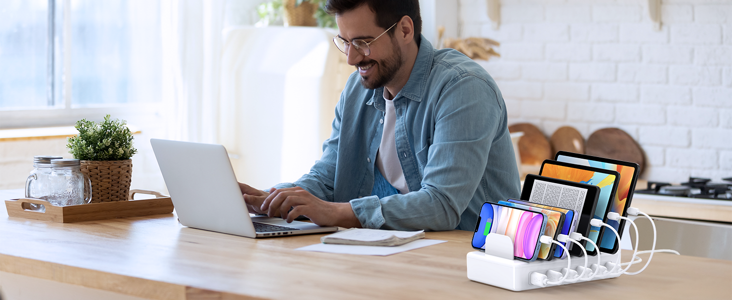 iphone charging station