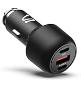 USB C Car Charger, Aergiatech 95W (65W+30W) PD3.0 PPS Dual Type C Port + 1 Quick Charge 3.0 USB F...