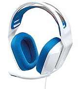 Logitech G335 Wired Gaming Headset, with Flip to Mute Microphone, 3.5mm Audio Jack, Memory Foam E...