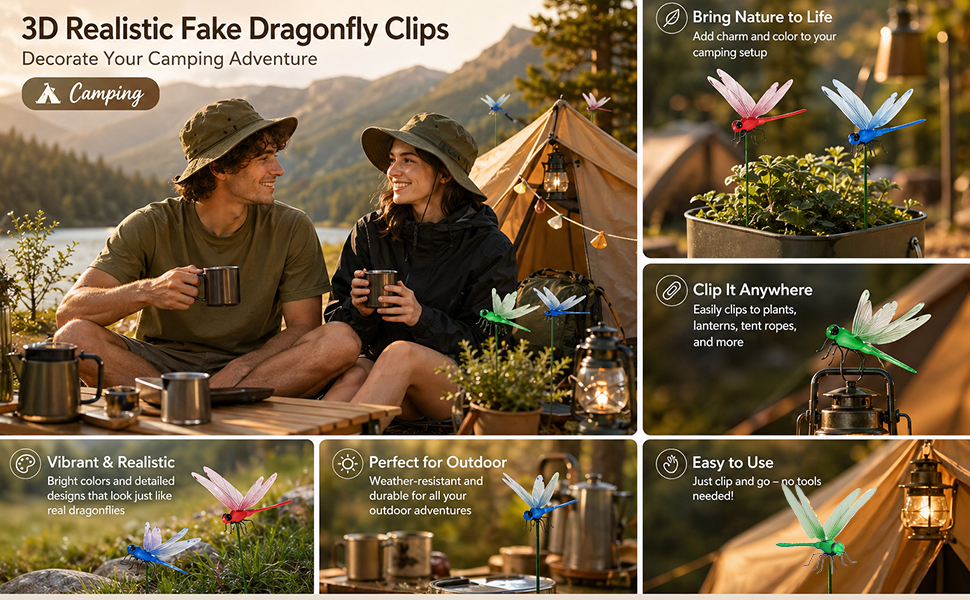 dragonfly clip bug repellent dragonfly clips fake dragonflies dragonflies to keep bugs away