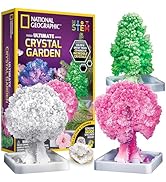 NATIONAL GEOGRAPHIC Craft Kits for Kids - Crystal Growing Kit - Grow a Crystal Garden in Just 6 H...
