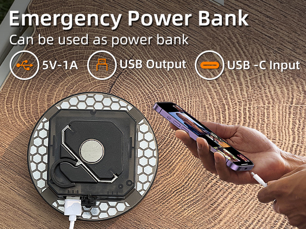 power bank camping tent light for emergency