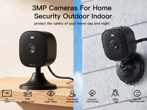 outdoor security camera wired