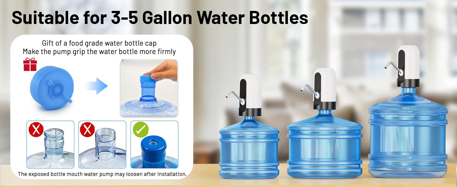 Portable Electric Water Dispenser USB Charging