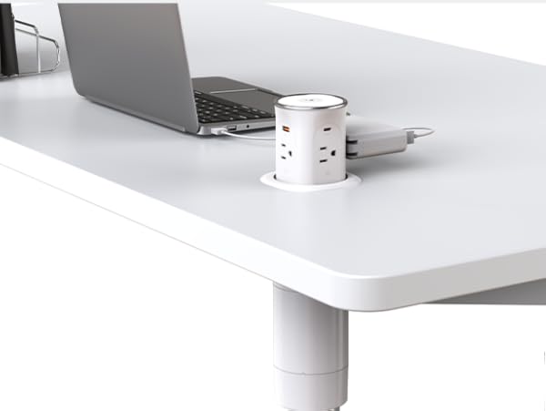 Pop Up Countertop Outlet with 15W Wireless Charger