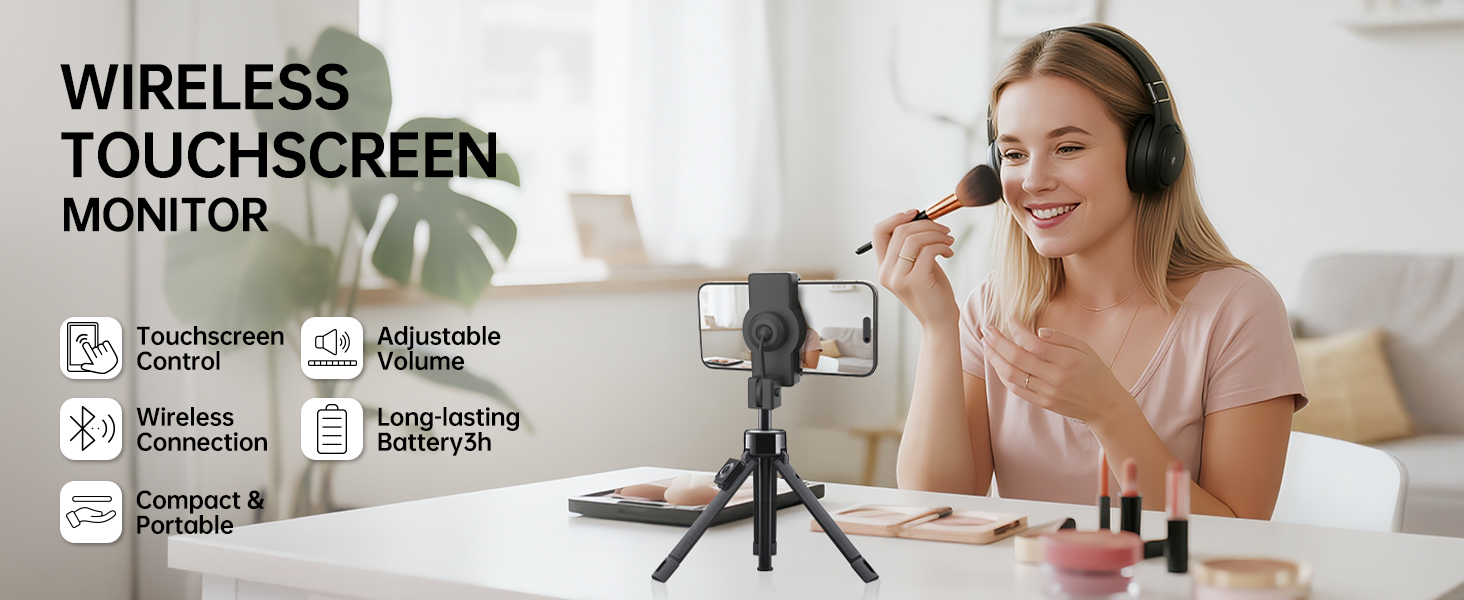 selfie monitor screen iphone