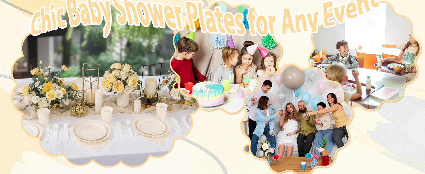 Plates and Napkins sets