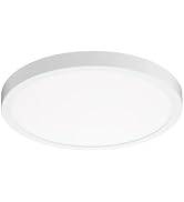East Grove Home Builder Essential Round LED 7in Flush Mount 14W 1,100 Lumens with 5-CCT Selectabi...