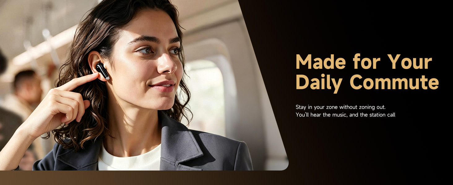 Commuting by subway: Enjoy music without missing your stop.