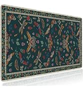 HAOCOO Floral Desk Mat, Desk Mat for Keyboard and Mouse, Large Mouse Pad for Desk, Green Desk Pad...
