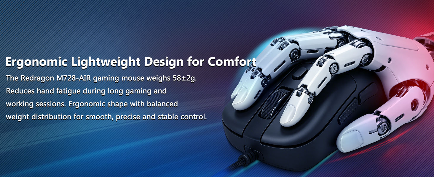 Ergonomic Lightweight Design