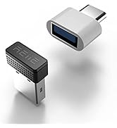 Mouse Jiggler,Undetectable Mouse Mover Device USB Port with Type-C Adapter,Mouse Wiggler Shaker K...