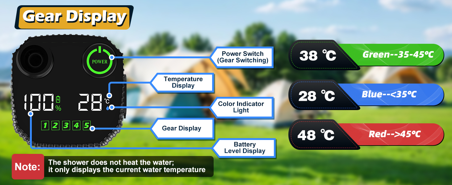 portable shower for camping