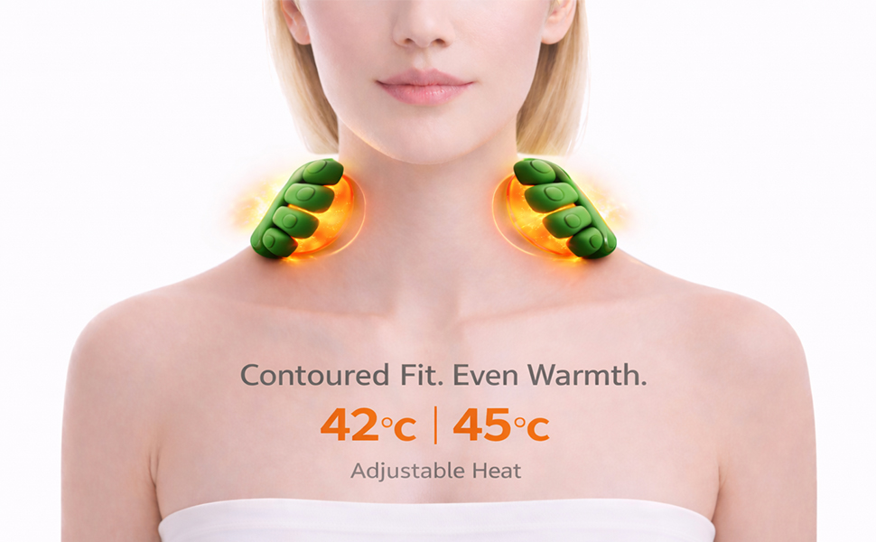 Back Massager with Finger-Like Nodes