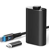 Controller Battery for Xbox One/Xbox Series X S with 3M USB C Charging Cable and Micro USB Adapte...