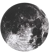 Round Gaming Mouse Pad Non Slip Rubber Mousepad 8.66x8.66x0.07 Inch with Stitched Edge Foldable M...