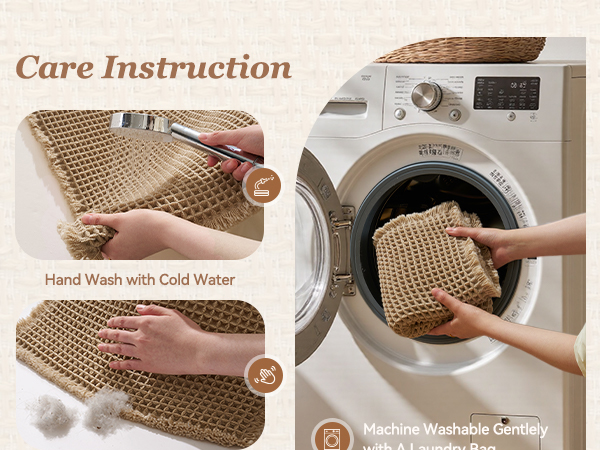 waffle bath mat