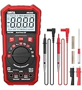 BINTA Digital Multimeter 4000 Counts with Auto-Ranging AC/DC Current and Voltage, Ohm Volt Amp Me...