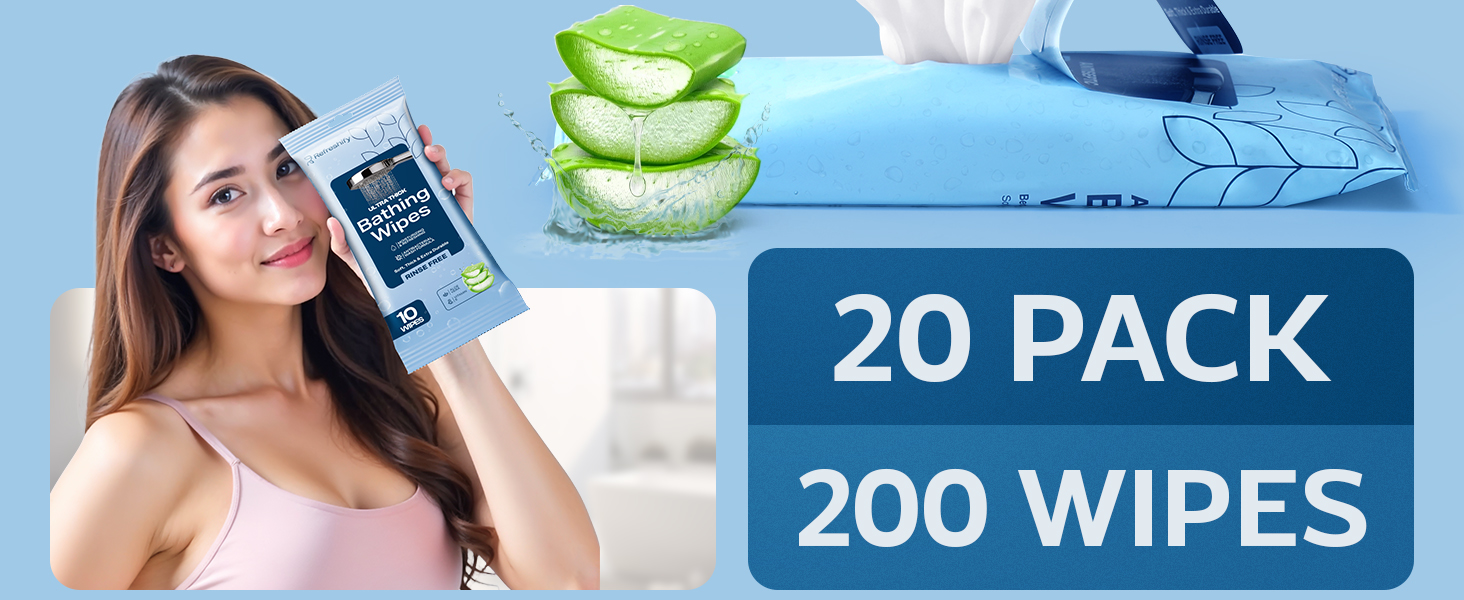 shower wipes